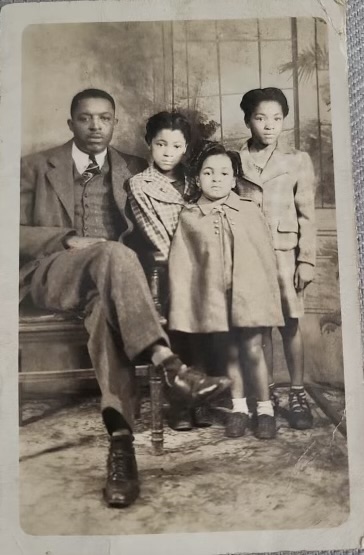 Old family portrait, before